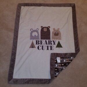 Koala Baby Beary Cute Baby Blanket Brown Bears Soft Fleece Lovey 30x40